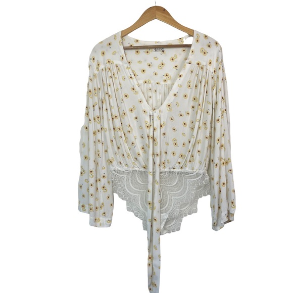 Intimately Free People Floral Bodysuit - Picture 2 of 16
